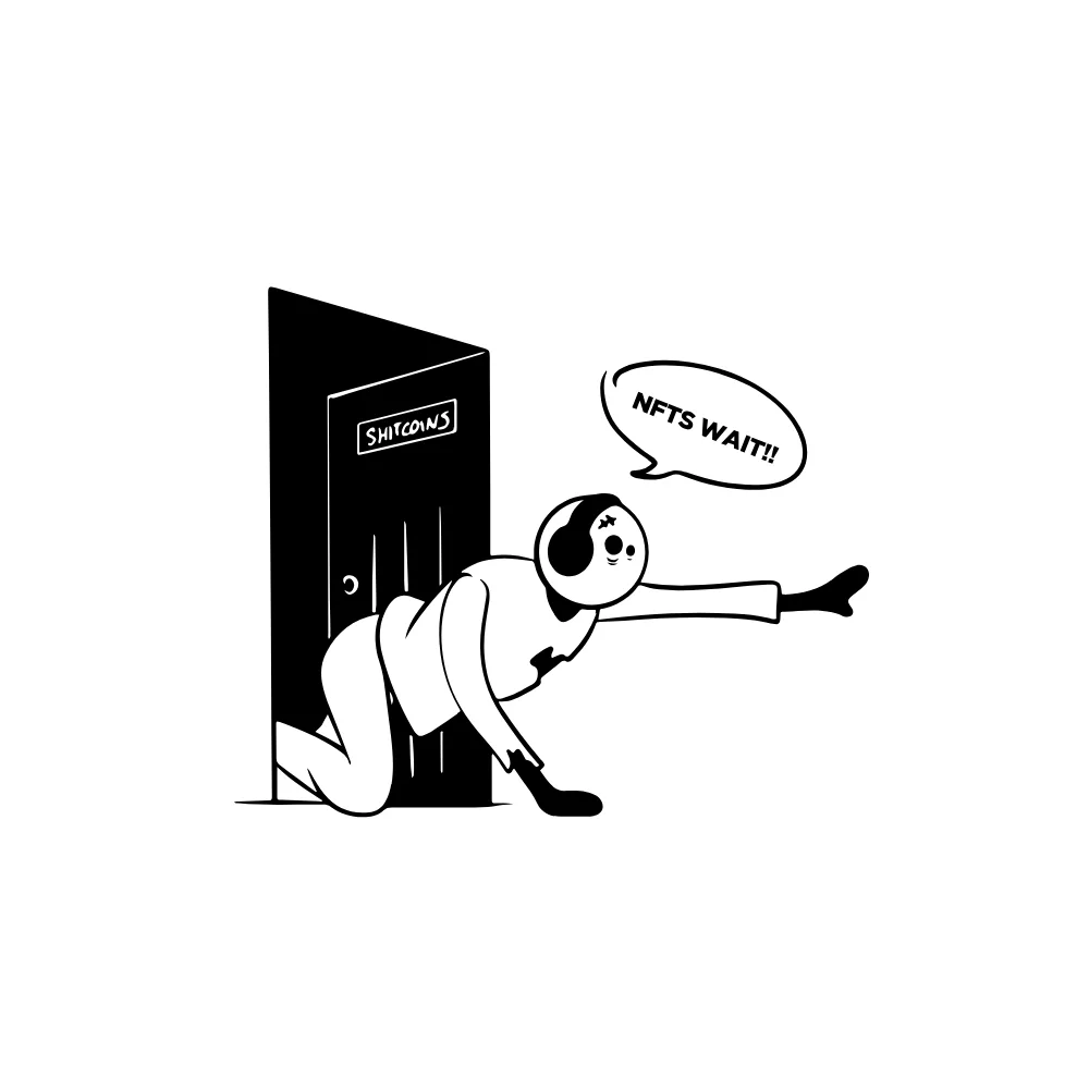 Onchain Crypto Cartoons artwork 4 by bookofbee