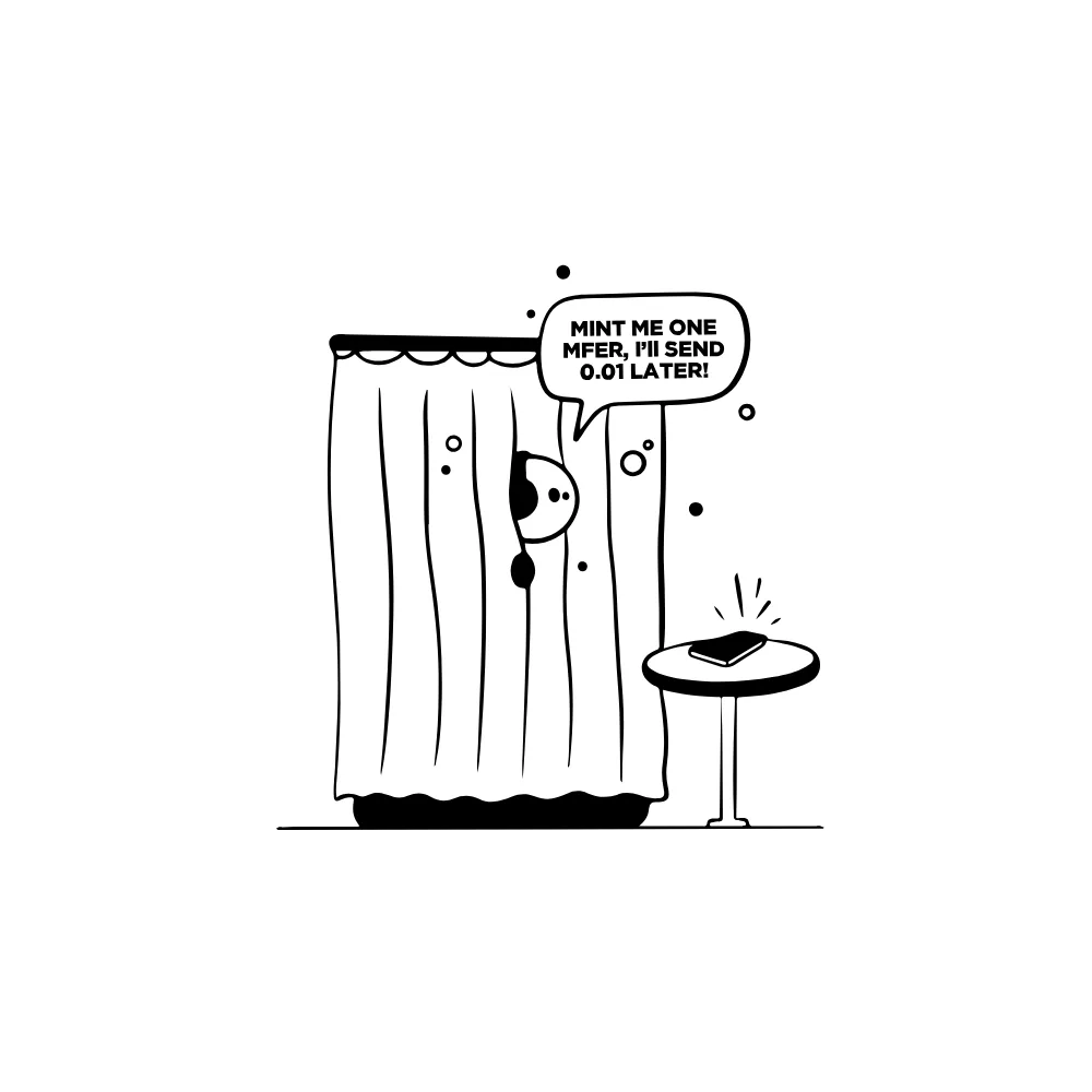 Onchain Crypto Cartoons artwork 8 by bookofbee